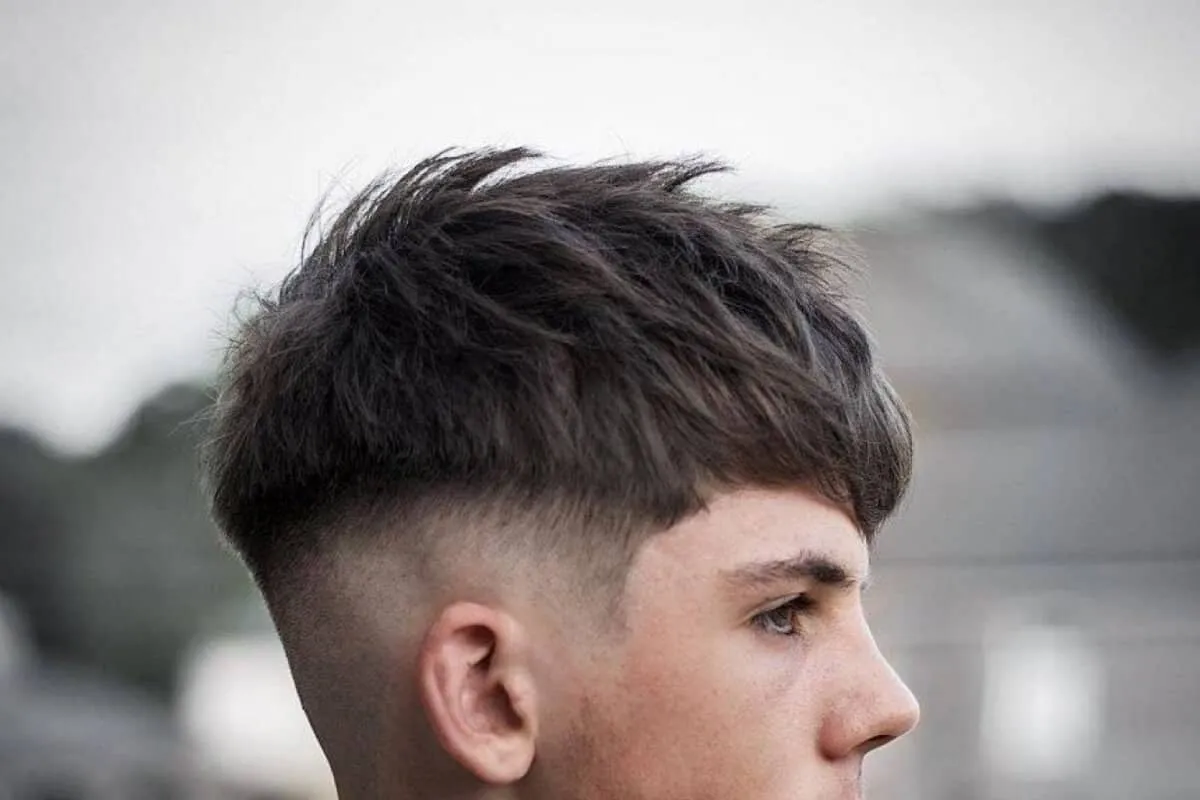 Potongan Rambut French Crop Panjang