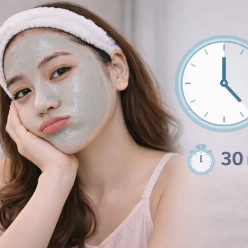 masker organik pencerah wajah