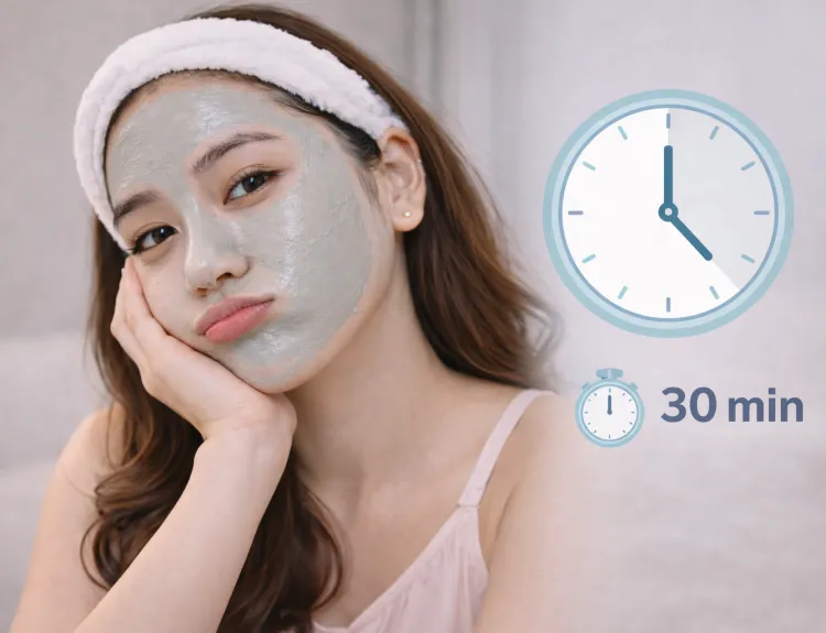 masker organik pencerah wajah