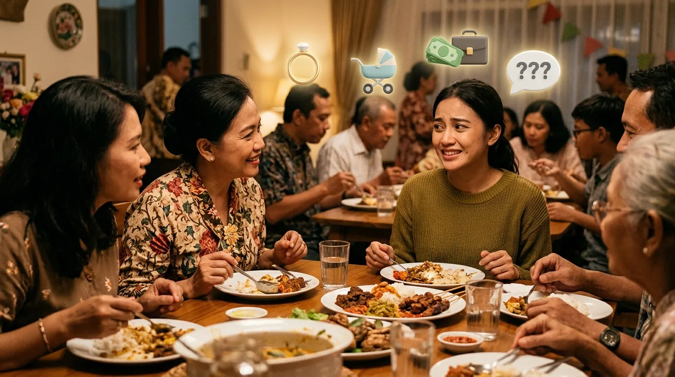 Acara Keluarga Selalu Ada Pertanyaan Pribadi Ini Cara Sopan dan Tegas Menjawabnya Tanpa Bikin Suasana Canggung!