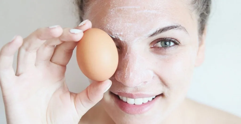 peeling alami putih telur