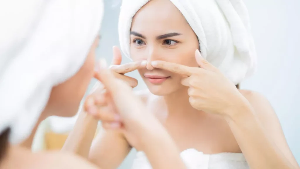 facial komedo