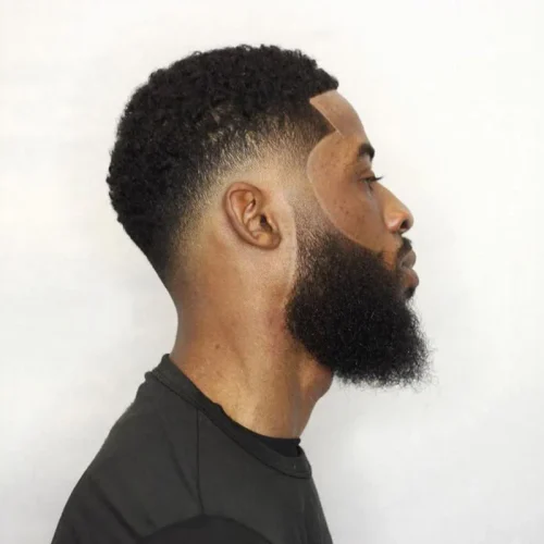 gaya rambut low taper fade