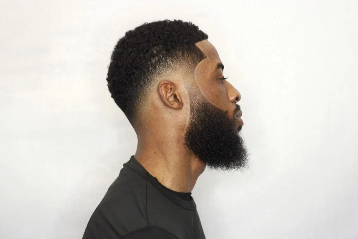 gaya rambut low taper fade