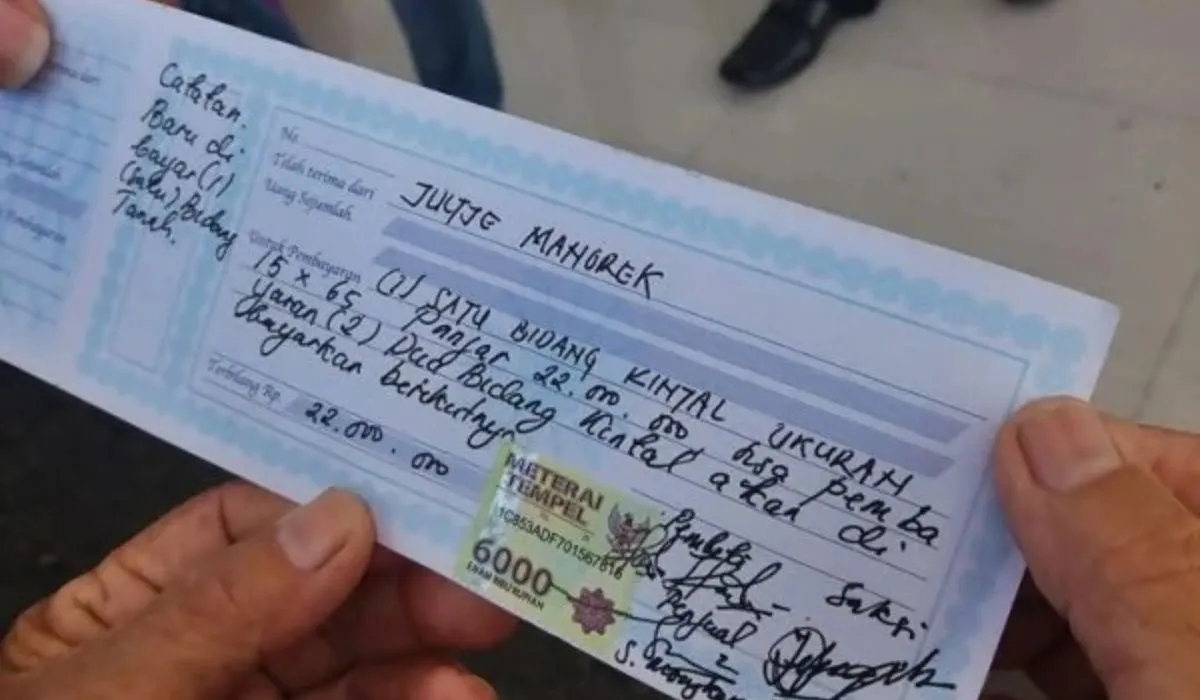 kwitansi jual beli mobil untuk balik nama