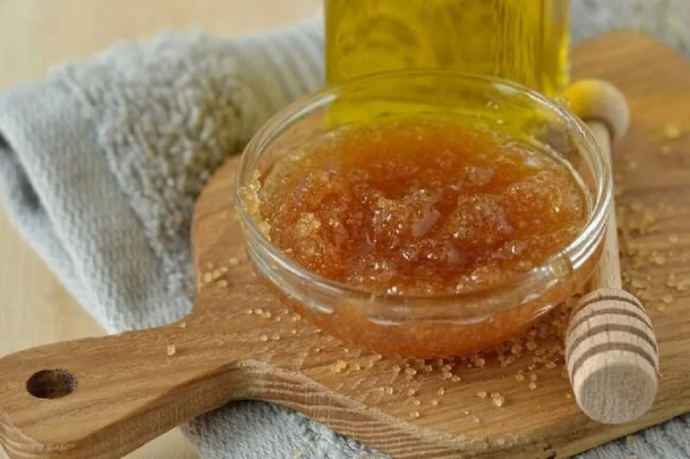 masker madu dan gula pasir
