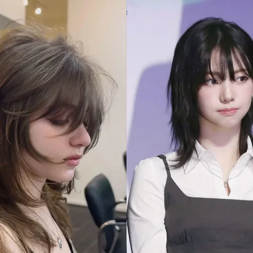 model rambut layer