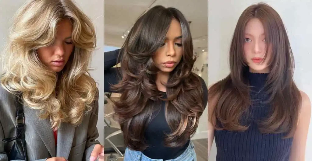 model rambut layer