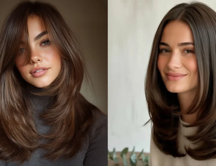 model rambut wanita layer panjang