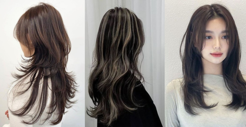 model rambut wanita layer panjang