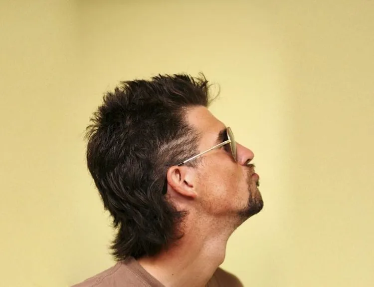 potongan rambut semi mullet