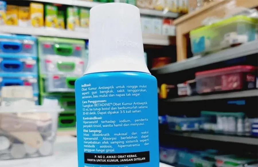 perbedaan betadine kumur hijau dan biru