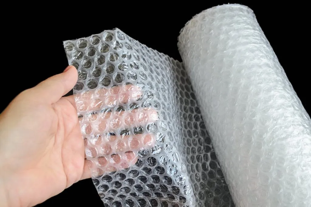 posisi bubble wrap yang benar