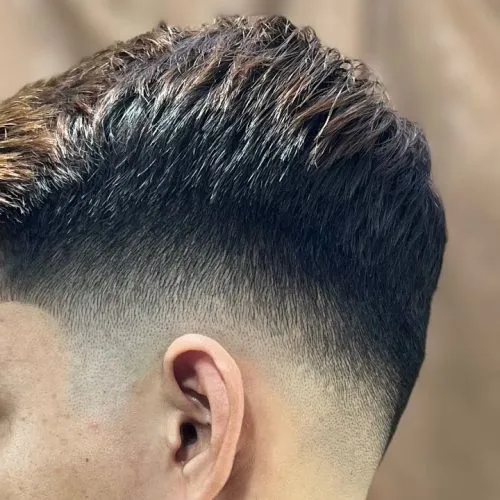 potongan rambut mid fade