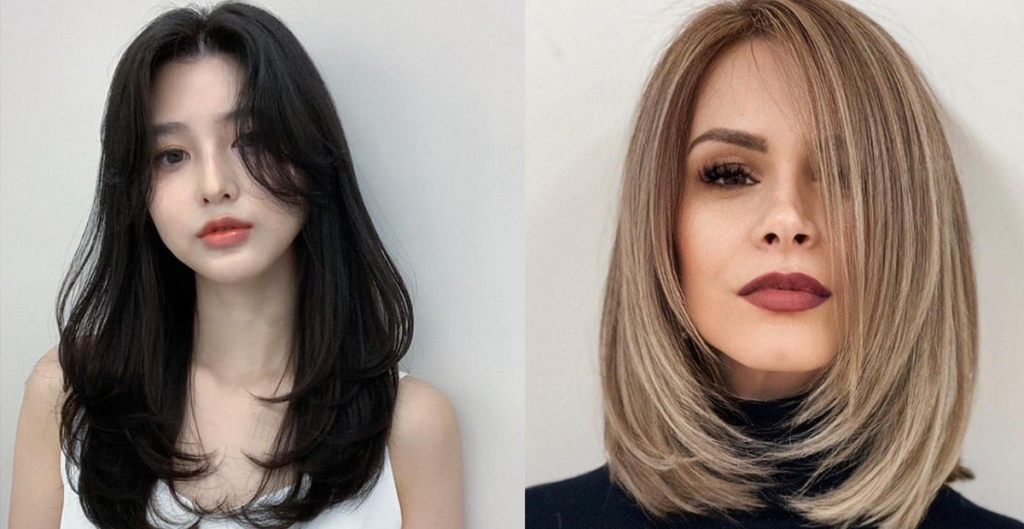 rambut sebahu wanita
