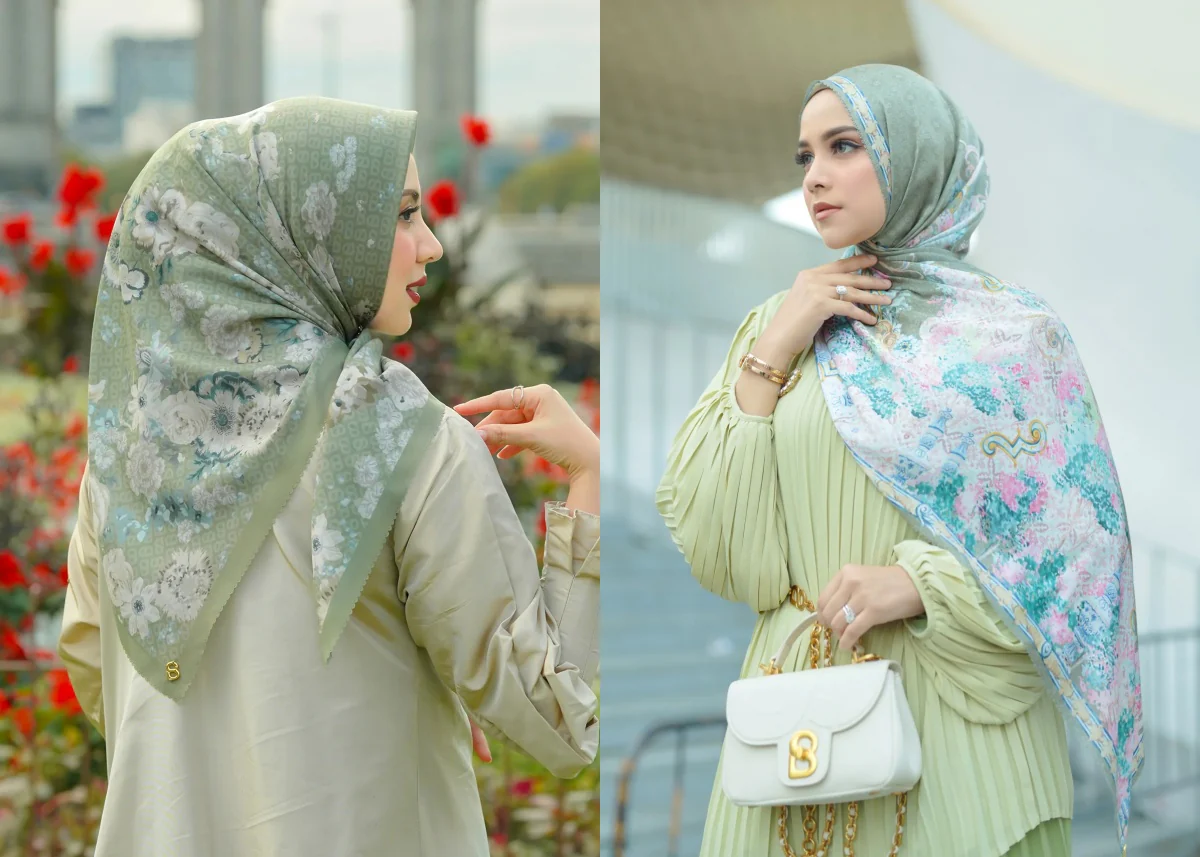 baju warna hijau sage cocok dengan jilbab warna apa