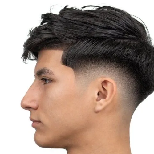 gaya rambut pinggir tipis