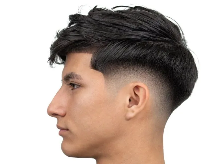 gaya rambut pinggir tipis