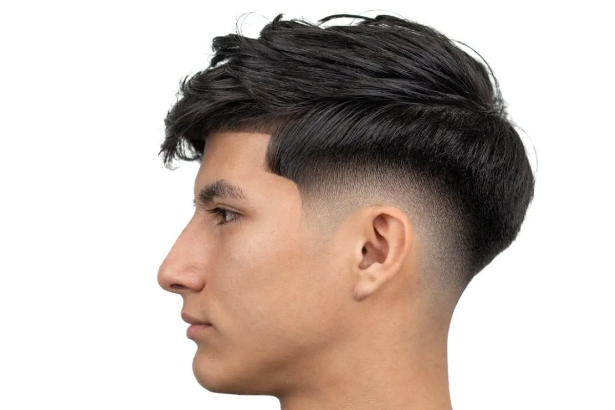 gaya rambut pinggir tipis