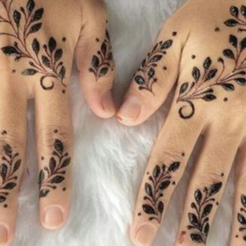 henna simple untuk pemula
