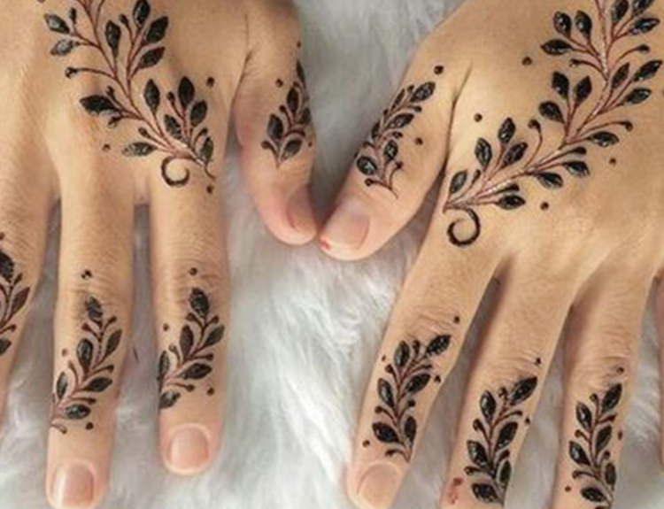 henna simple untuk pemula