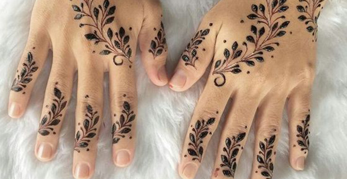 henna simple untuk pemula