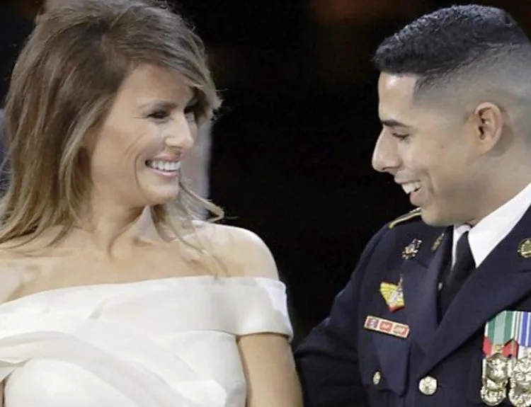 melania trump muda