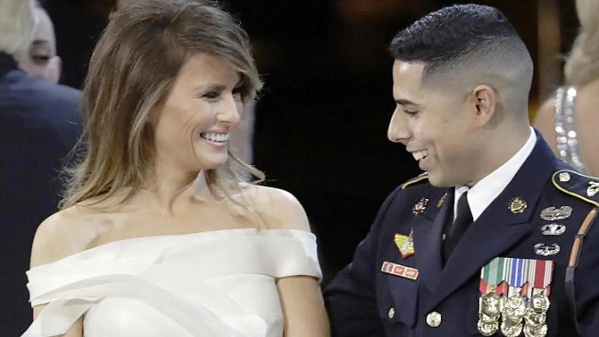 melania trump muda