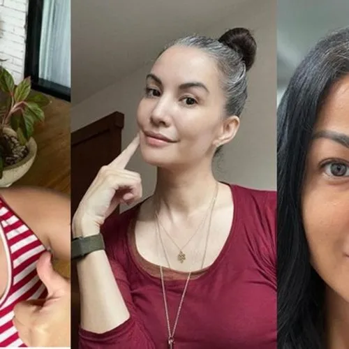 model rambut beruban wanita