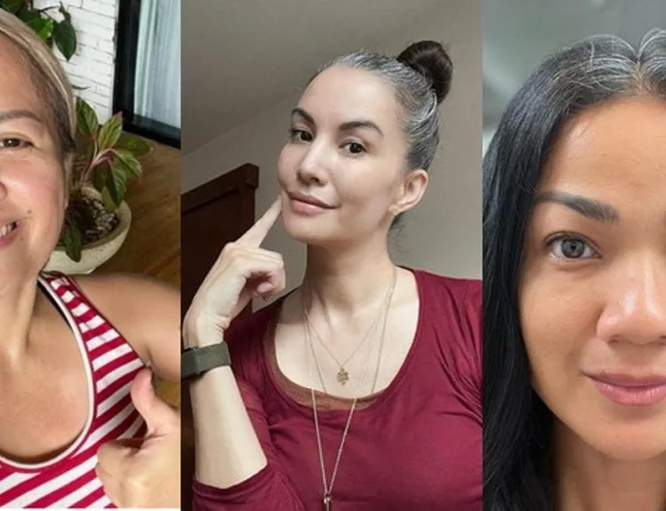 model rambut beruban wanita