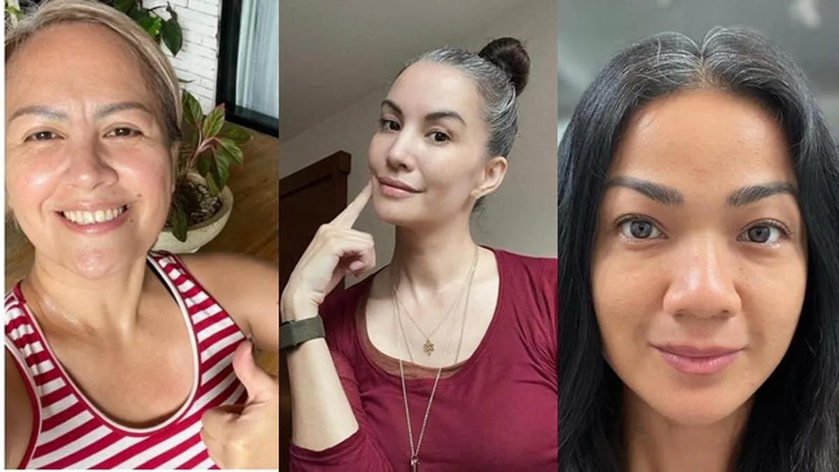 model rambut beruban wanita