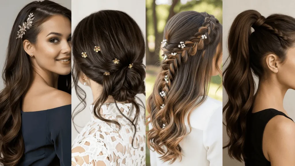 model rambut penerima tamu pernikahan