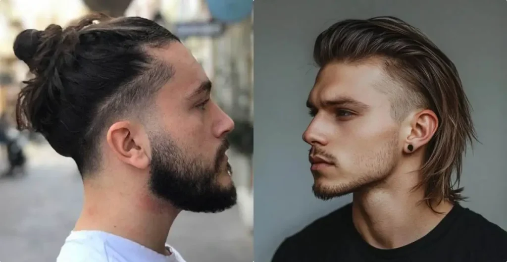 model rambut pria semi panjang