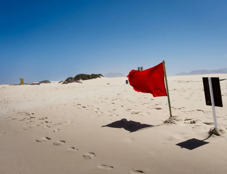 red flag pada cowok artinya