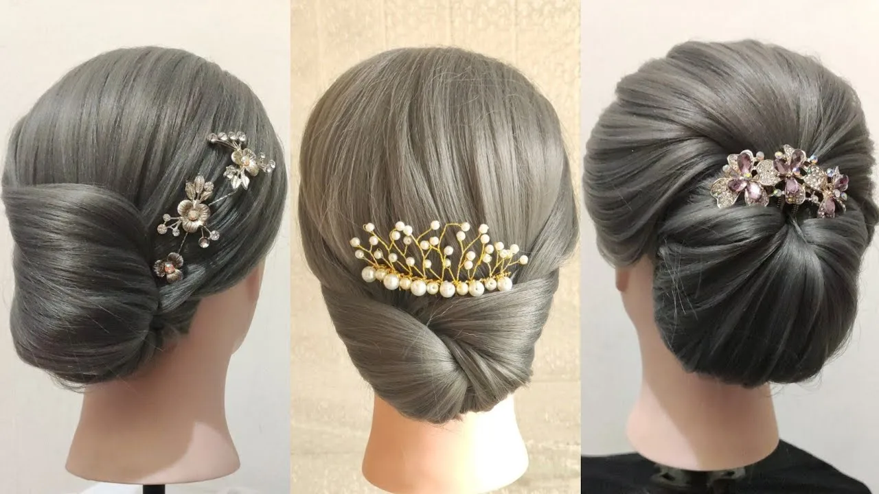 sanggul rambut pendek