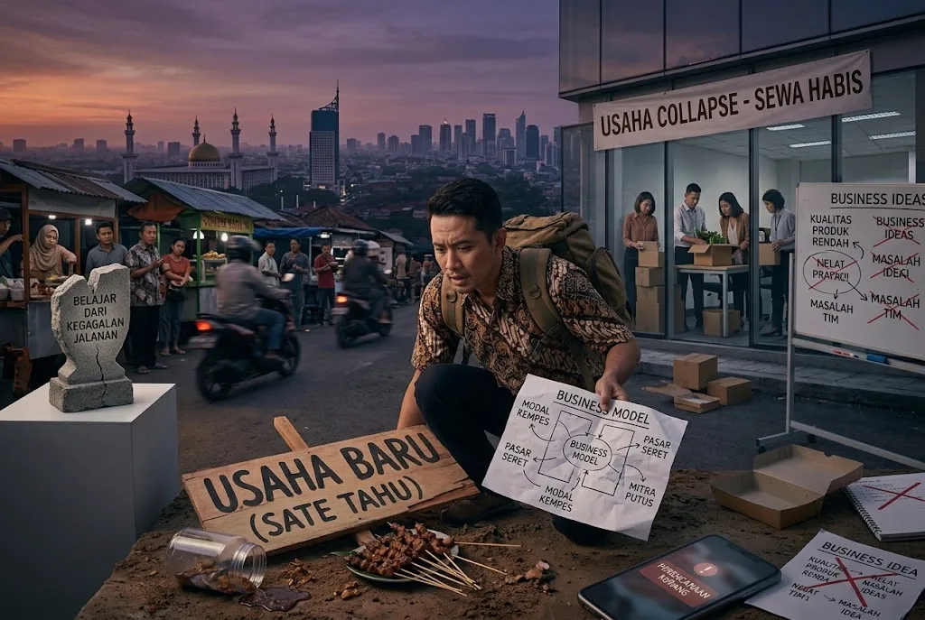 alasan utama kegagalan usaha baru