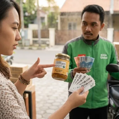 apakah paket cod bisa dikembalikan