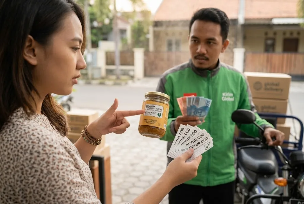 apakah paket cod bisa dikembalikan