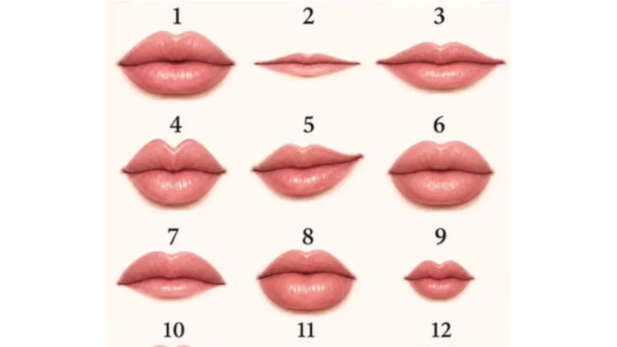 bentuk bibir