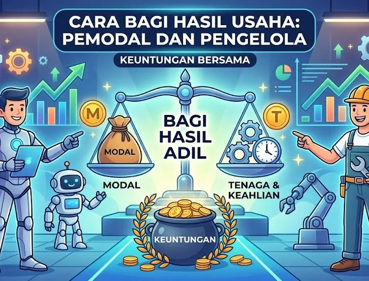 cara bagi hasil usaha pemodal dan pengelola