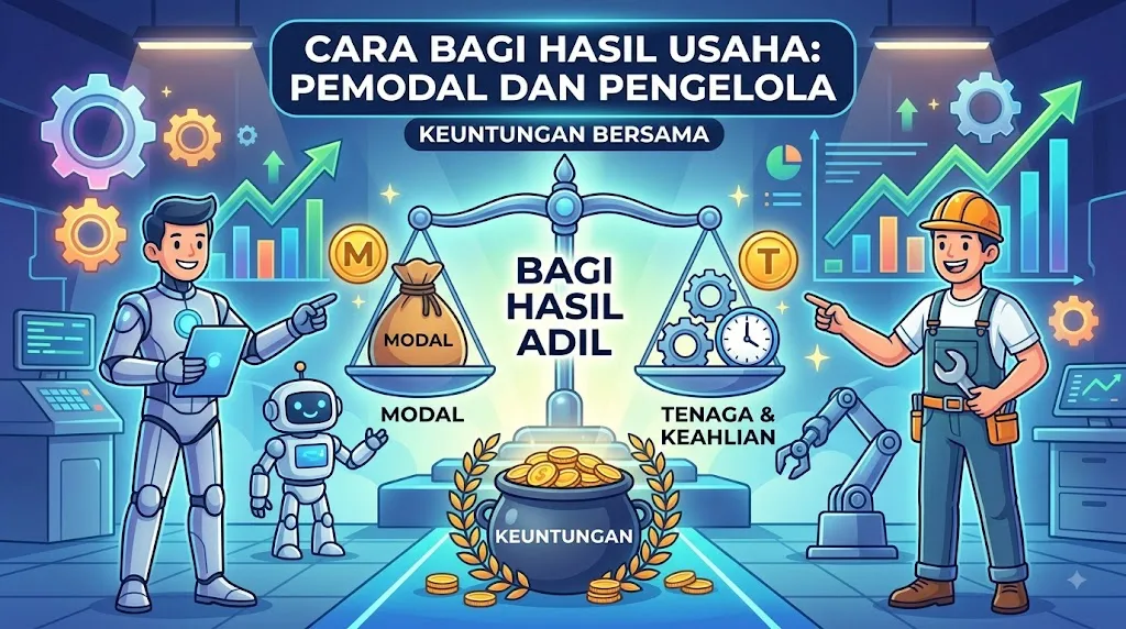 cara bagi hasil usaha pemodal dan pengelola