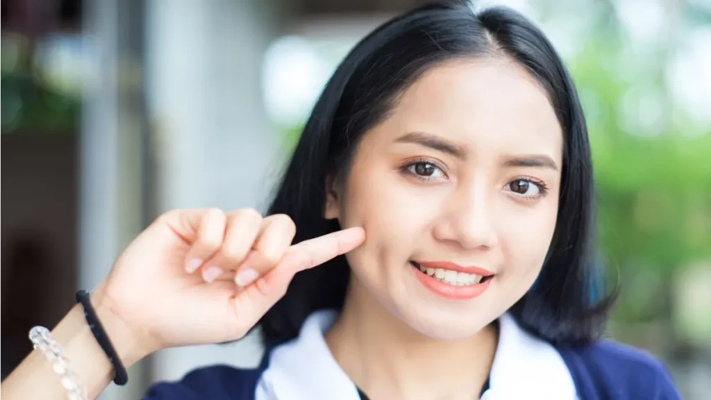 cara membuat lesung pipi