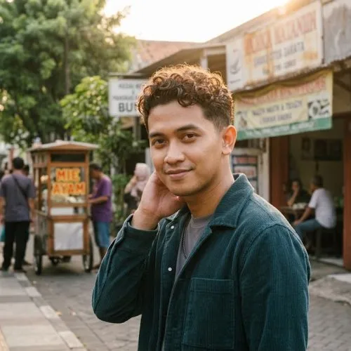 cukuran rambut ikal kering