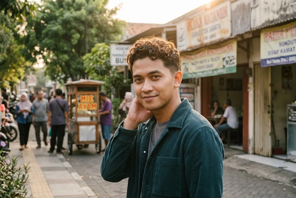 cukuran rambut ikal kering