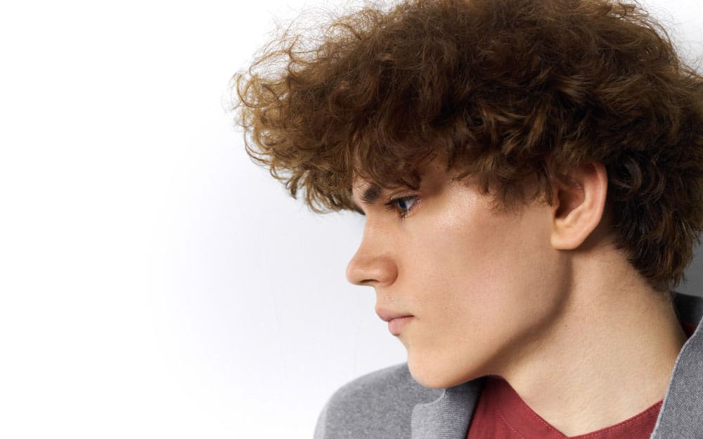 cukuran rambut ikal kering