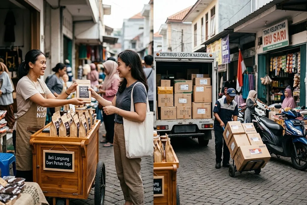 distribusi langsung dan tidak langsung