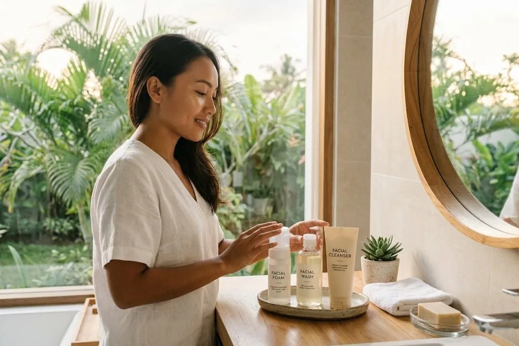 facial foam adalah