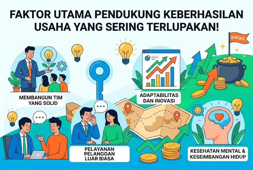 faktor utama pendukung keberhasilan usaha