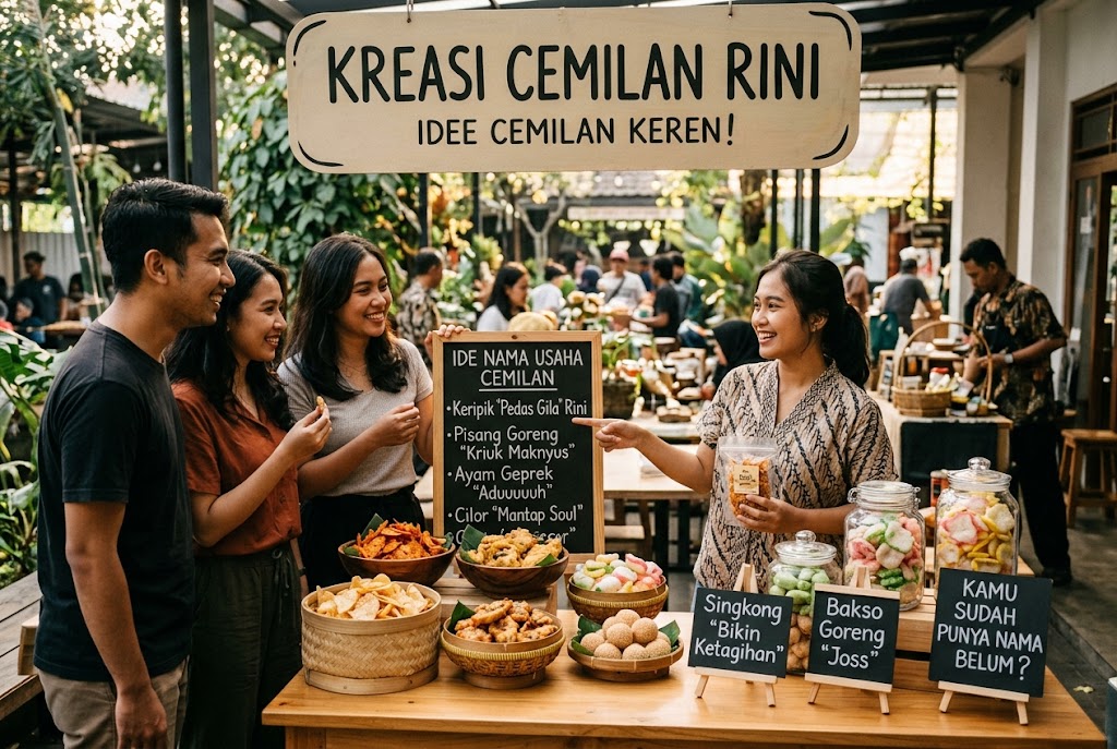 ide nama usaha cemilan