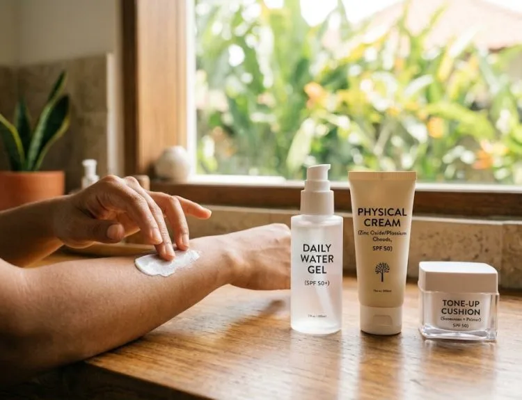 jenis sunscreen